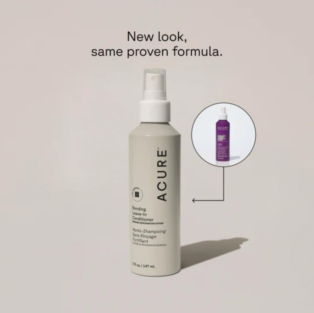 Acure Bonding Leave-In Conditioner spray delivers smoother, manageable hair for daily styling.
