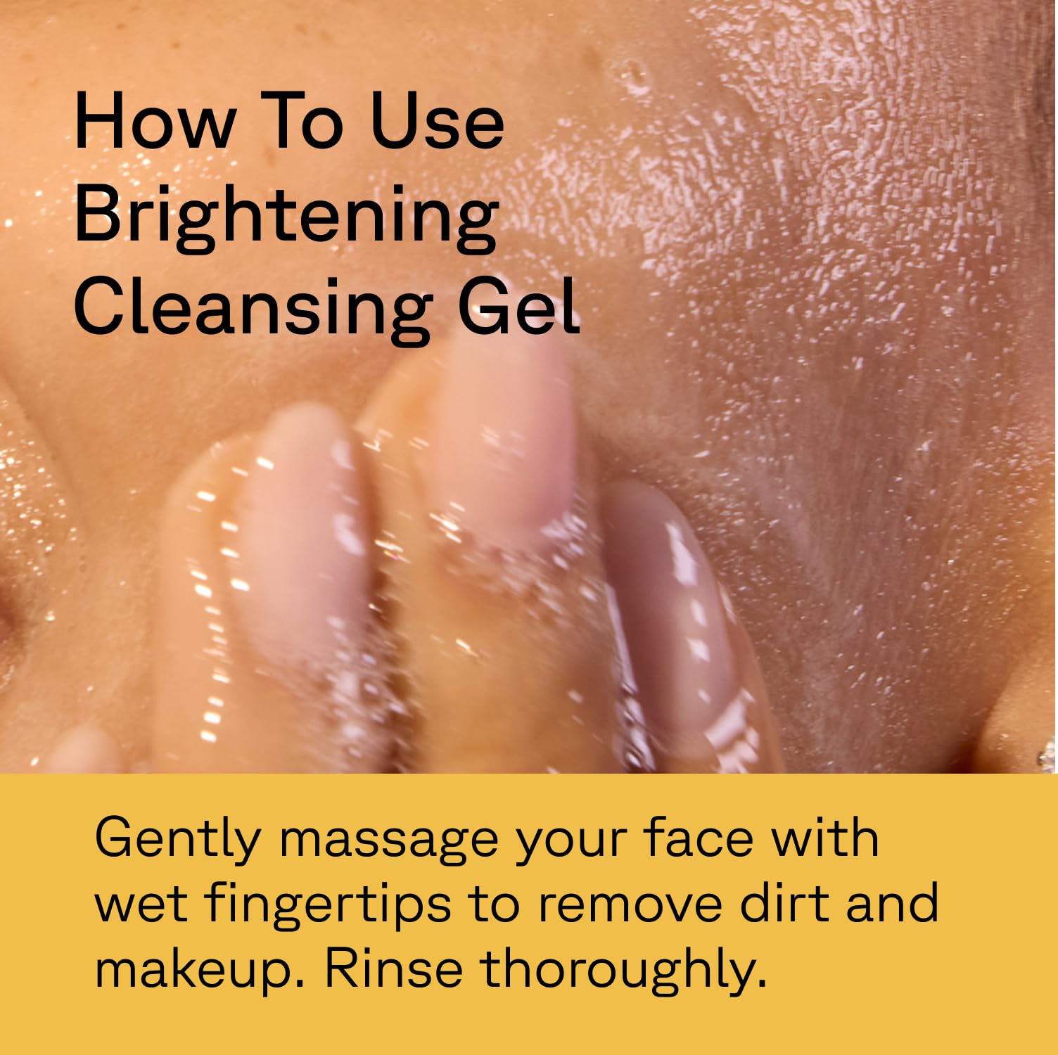 Acure Brightening Cleansing Gel flat lay showing routine-friendly packaging.