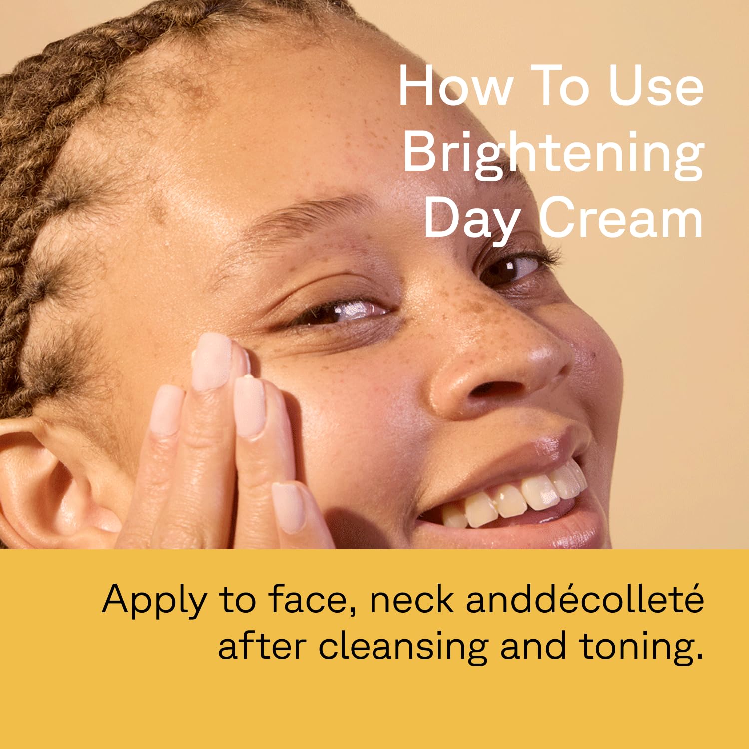 Acure Brightening Day Cream packaging box features vegan, cruelty-free promise
