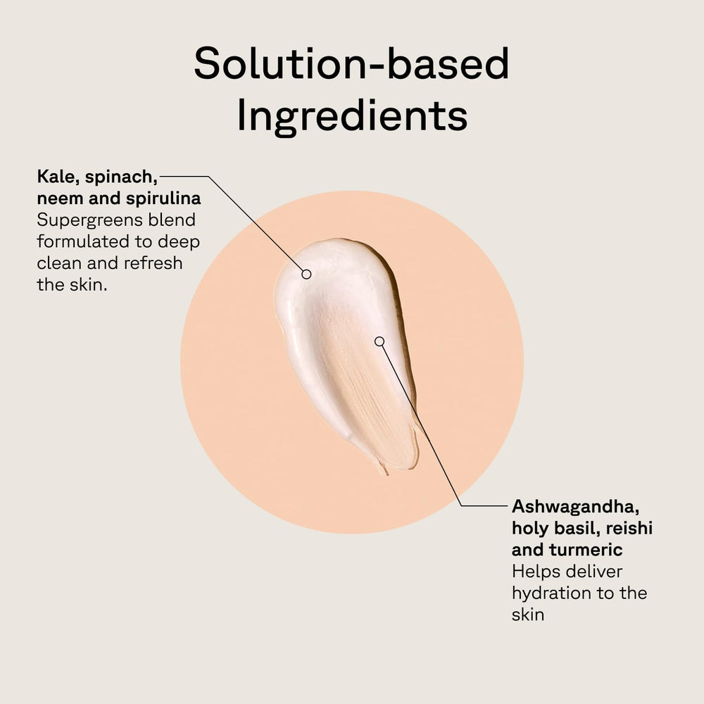Acure Cleanser packaging label shows vegan and cruelty-free formula.