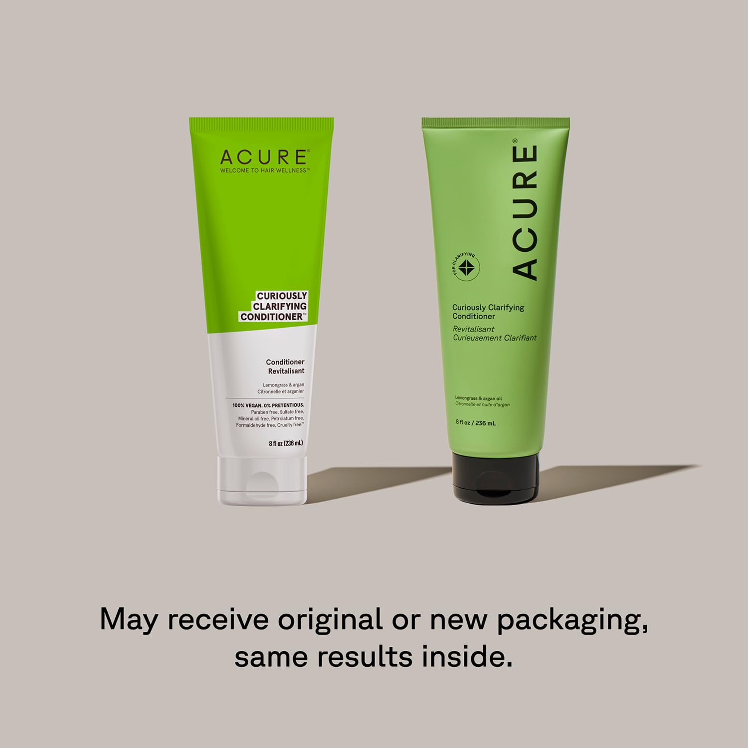 Acure Lemongrass Argan Oil infusion drops highlighting refreshing aroma and smoothing benefits.