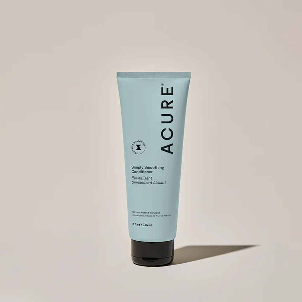 Acure vegan sulfate-free label signals gentle daily use on color-treated hair.