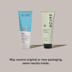 Acure Vivacious Volume Conditioner tube front highlighting lightweight moisture for thin hair