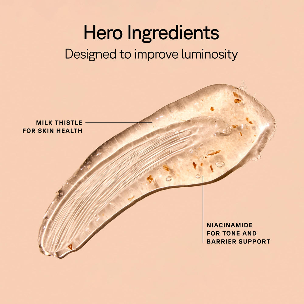 Acure Zombie Cell Clarifying Mask being applied on clean skin demonstrates detoxifying action.