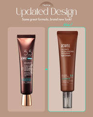 ACWELL Licorice eye cream packaging highlighted for premium skincare ritual.