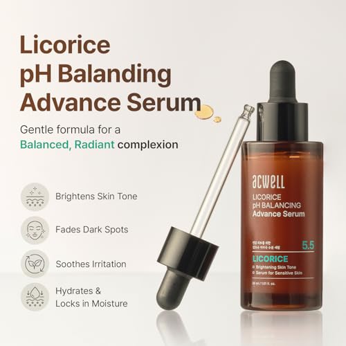 ACWELL Licorice serum dispensing pump enables easy daily application.