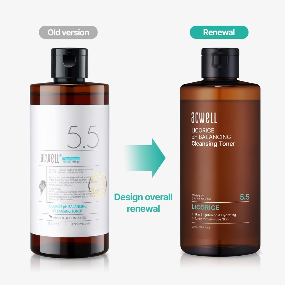 ACWELL Licorice toner ingredients close-up highlights licorice-root for possible brightening and pore support.