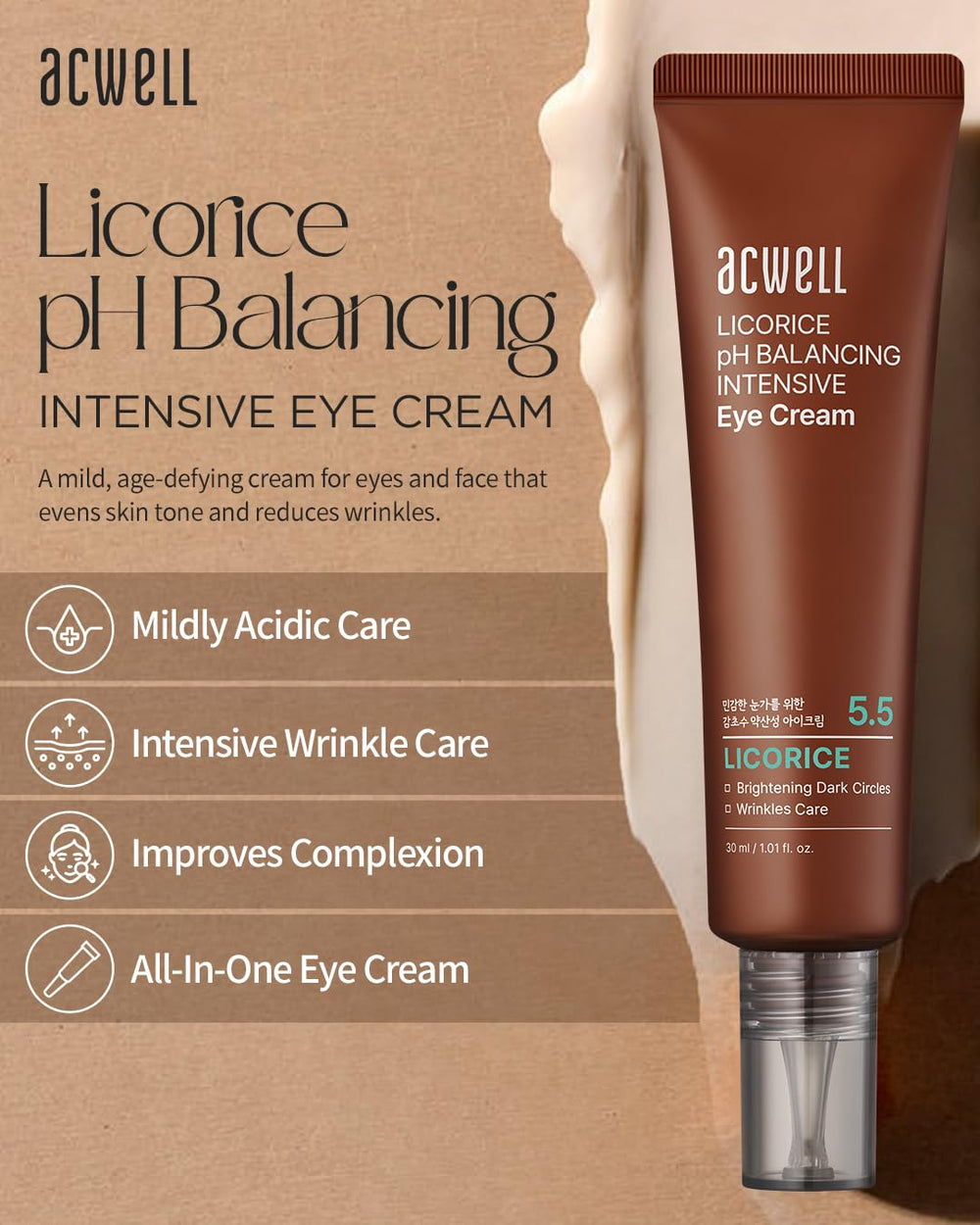 ACWELL Licorice water ingredient spotlight demonstrating soothing hydration.
