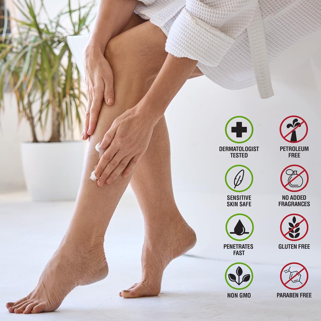 Adamia Therapeutic Repair Lotion vegan-friendly symbol communicates cruelty-free, GMO-free ingredients.