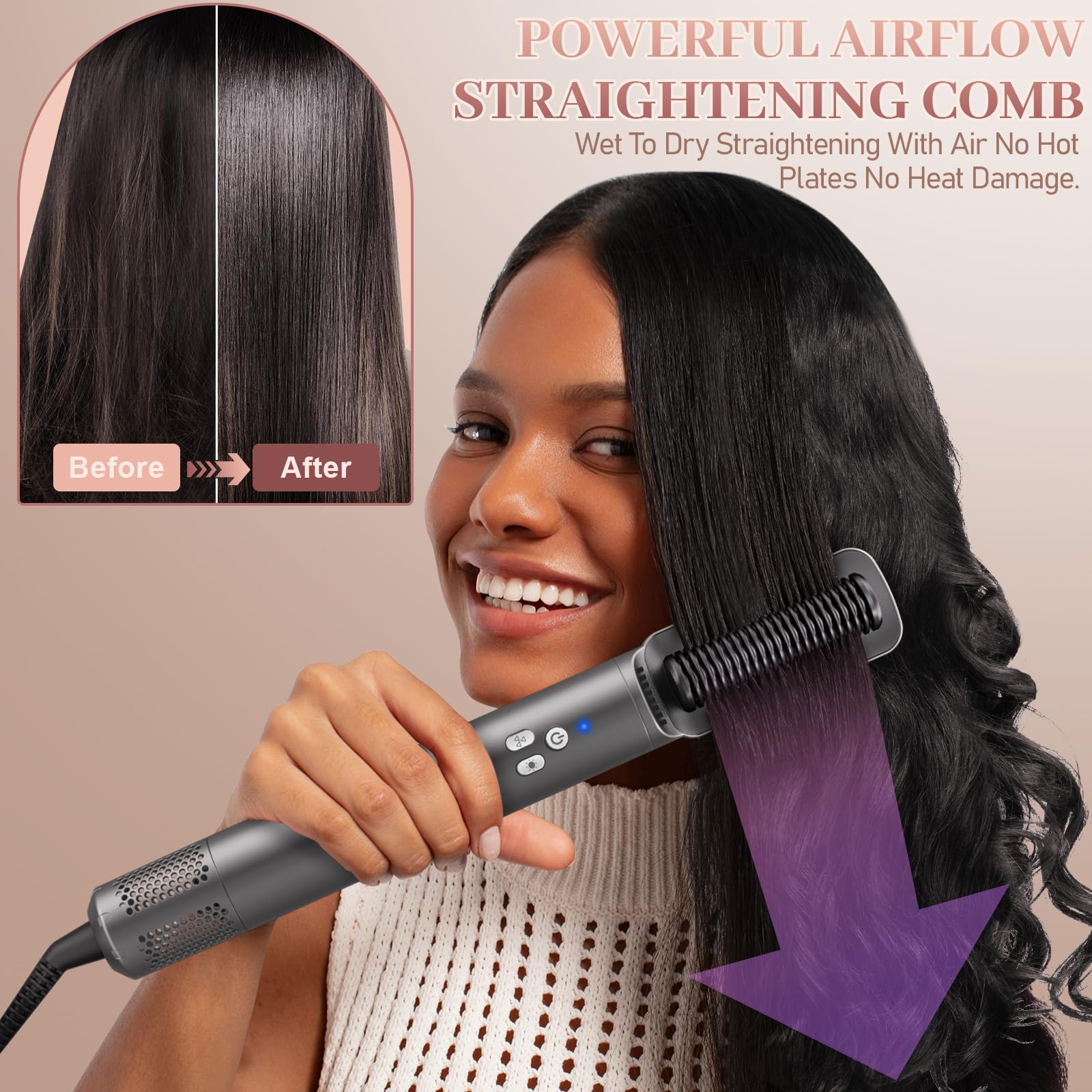AdamPark volumizing brush attachment adds lift for fuller looks