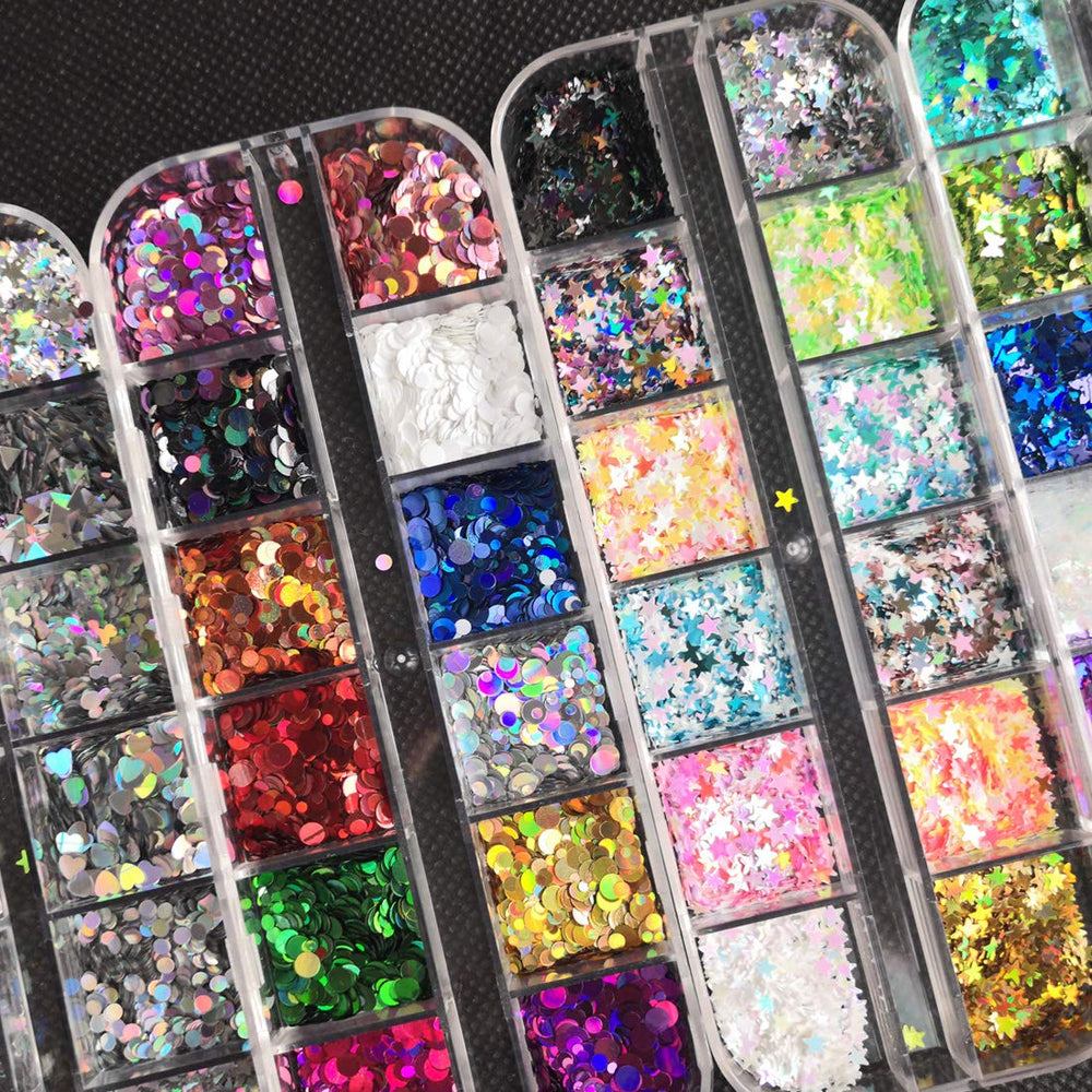 AddFavor multi-shape sequins inspire creative nail and craft projects.