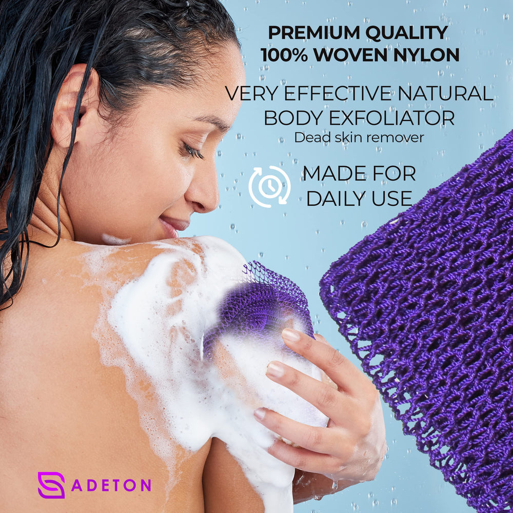 ADETON African Net Sponge durable lather for daily cleansing