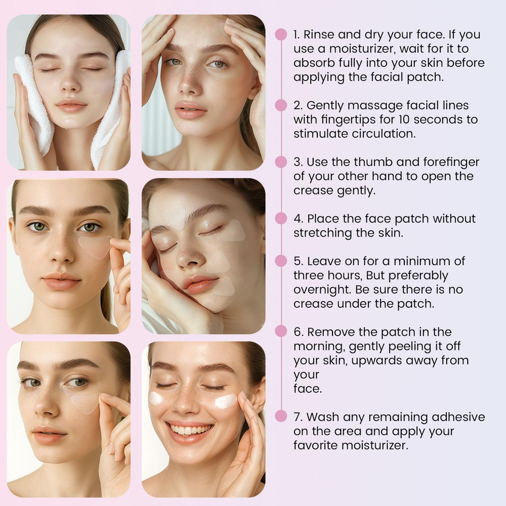 Adellina patches reveal a radiant morning complexion with a gentle, non-invasive feel.
