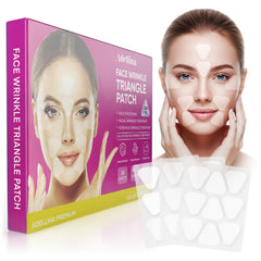 Adellina overnight patches for forehead application offer overnight firming and smoother texture.