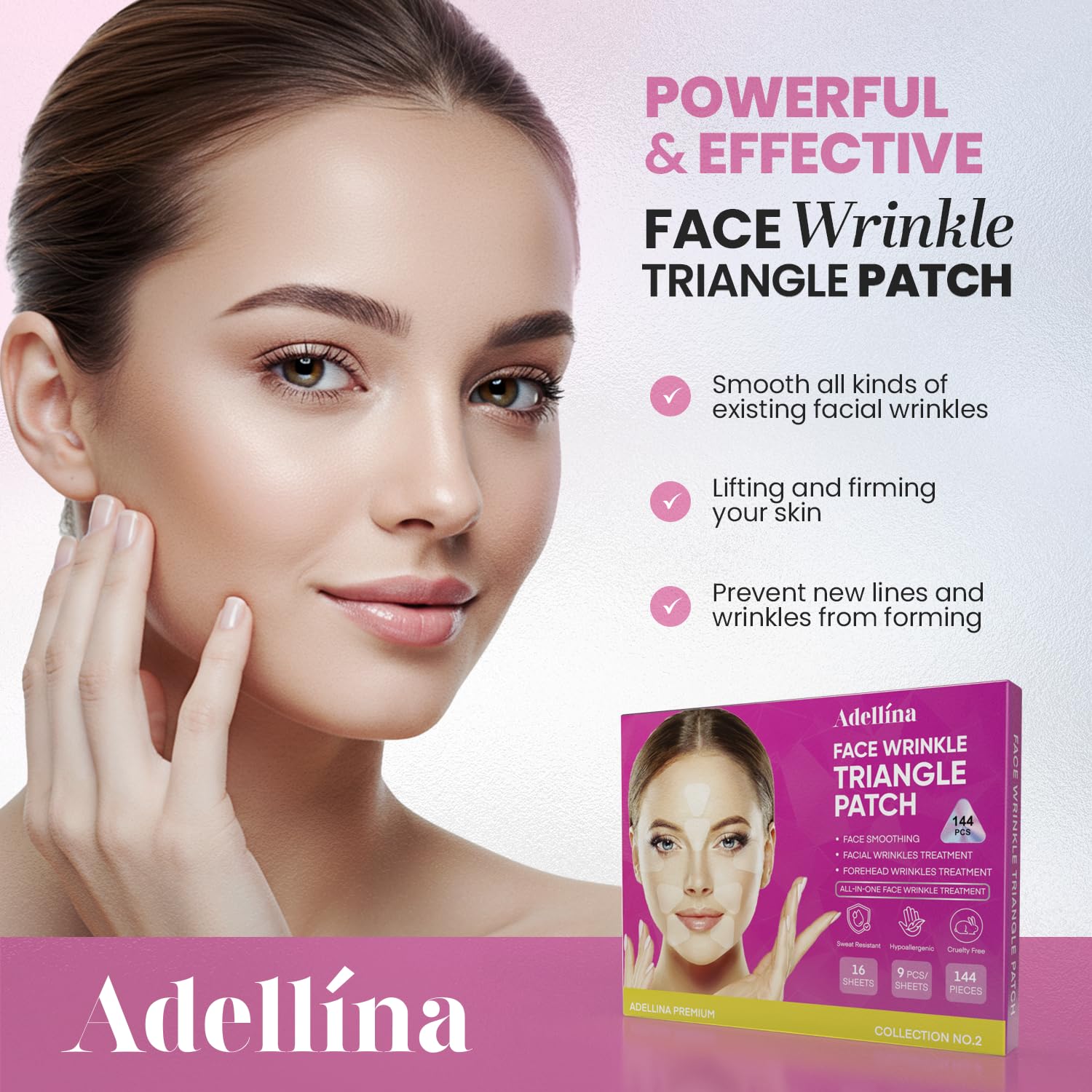 Adellina overnight-wrinkle patches guide for best adhesion and visible morning improvements.