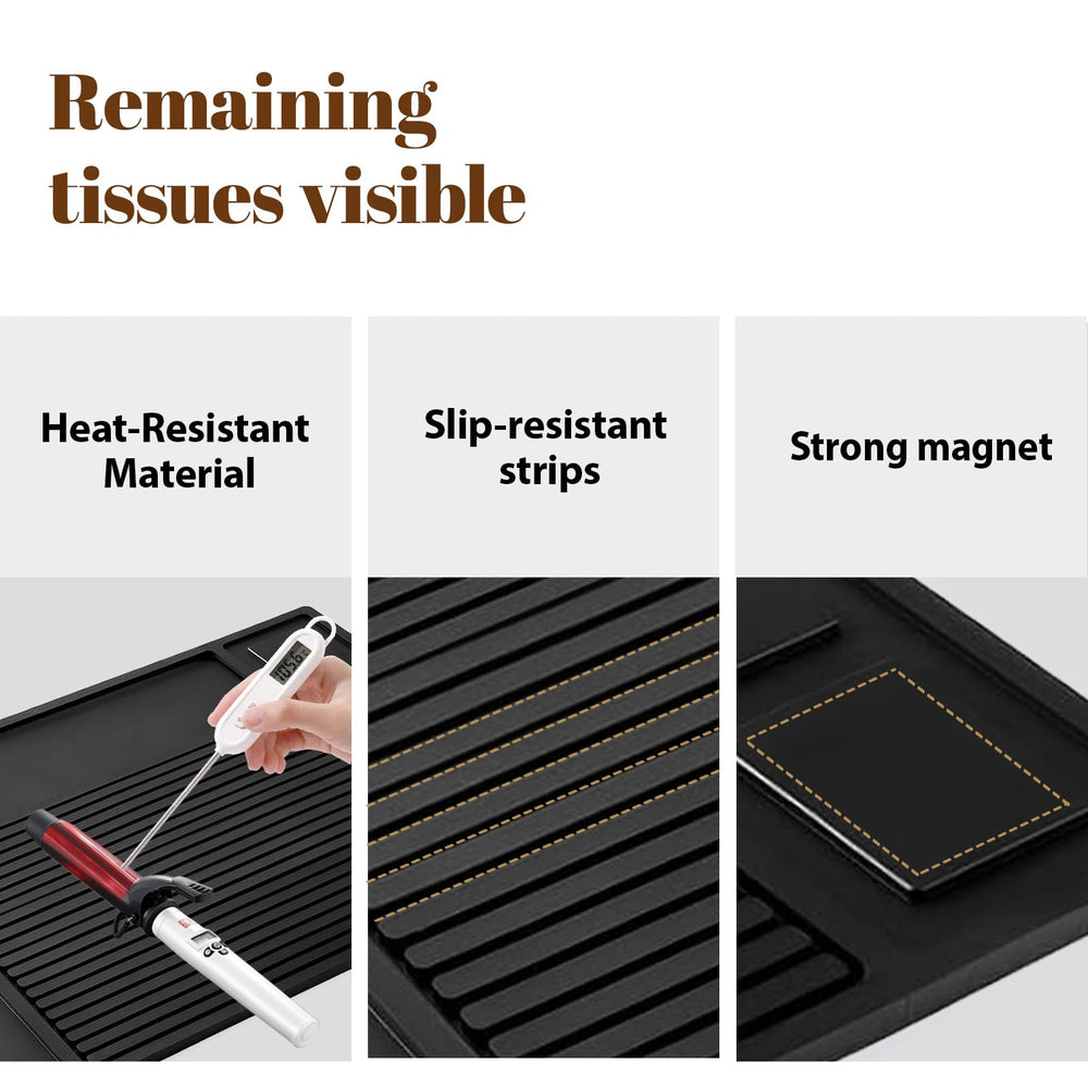 Adevar Compact Station Mat fits small spaces for a tidy barber setup