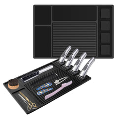 Adevar Magnetic Barber Mat clipper area keeps tools organized for efficient styling