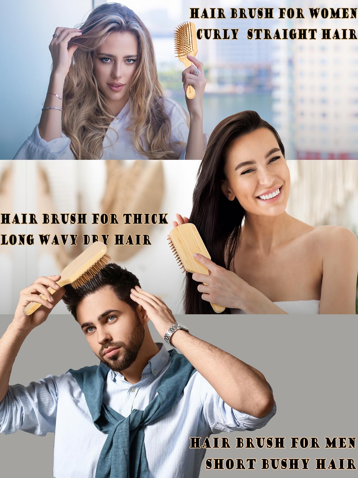 Adevwair curly hair detangling action optimized for knot-free styling