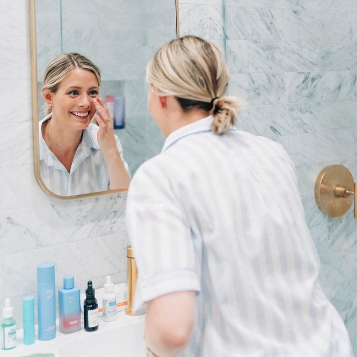 Admire My Skin on clean skin resulting in a youthful, luminous look.