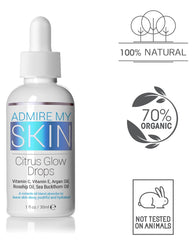 Admire My Skin oil texture close-up showing silky, fast-absorbing hydration.