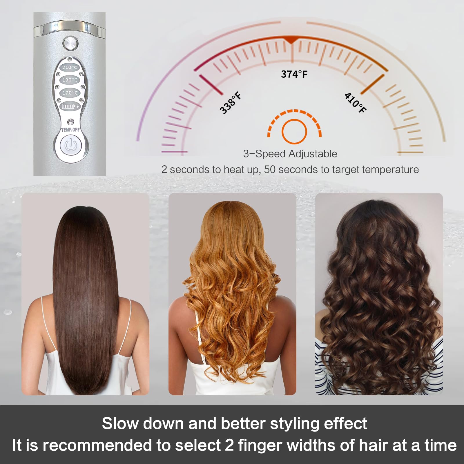 ADOBIRD portable travel straightener compact design fits a tote or handbag.