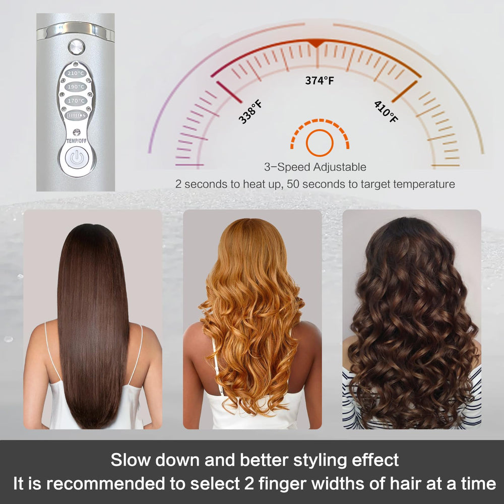 ADOBIRD portable travel straightener compact design fits a tote or handbag.