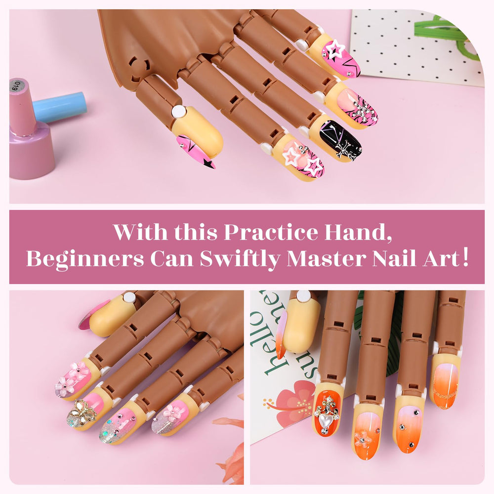 Adonafy practice hand in home setup suitable for beginners
