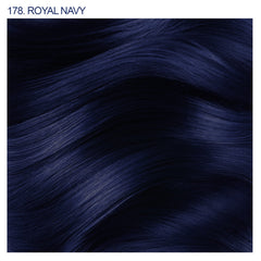 Adore 178 Royal Navy bottle pour captures rich pigment for even distribution
