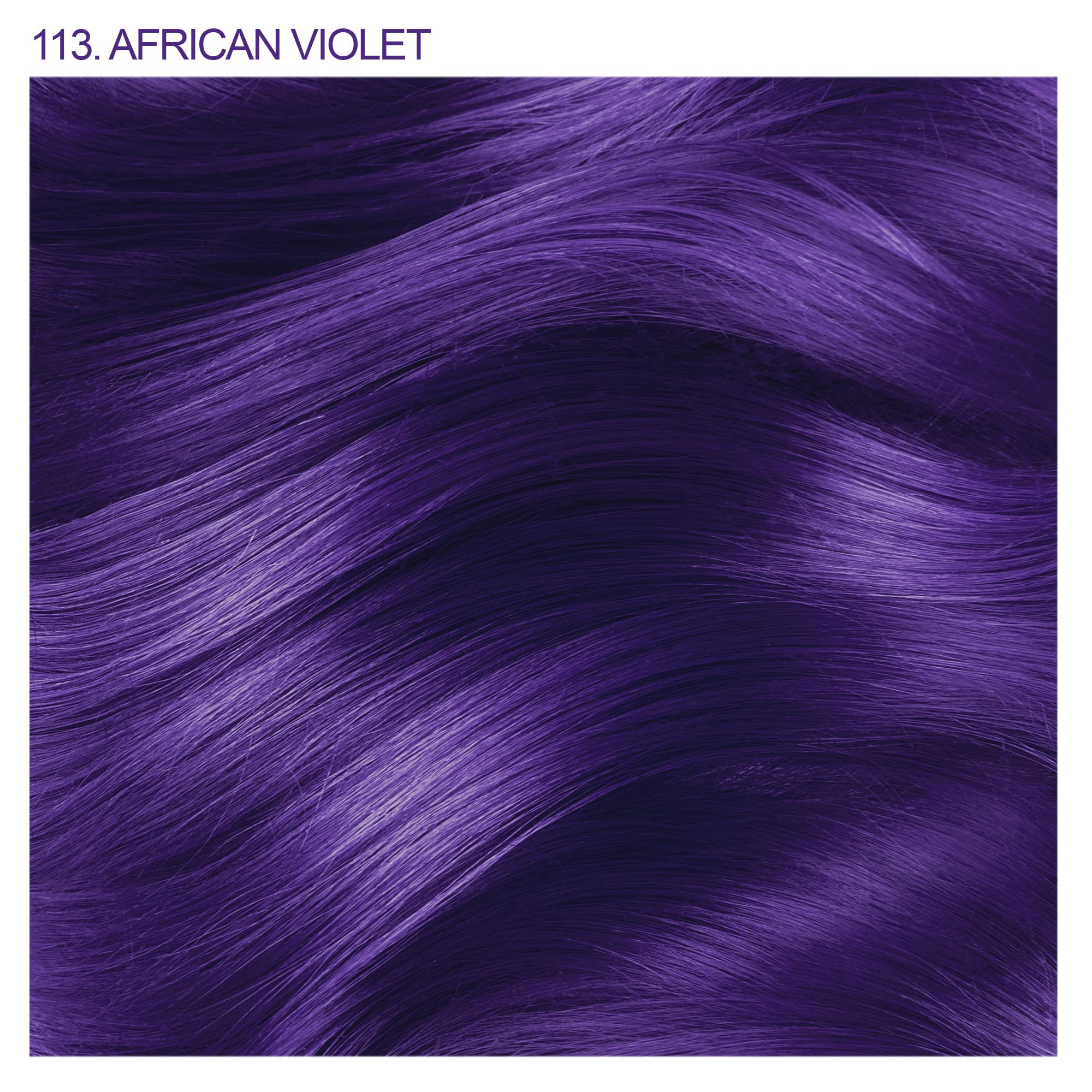 Adore African Violet color swatch previews vibrant shade