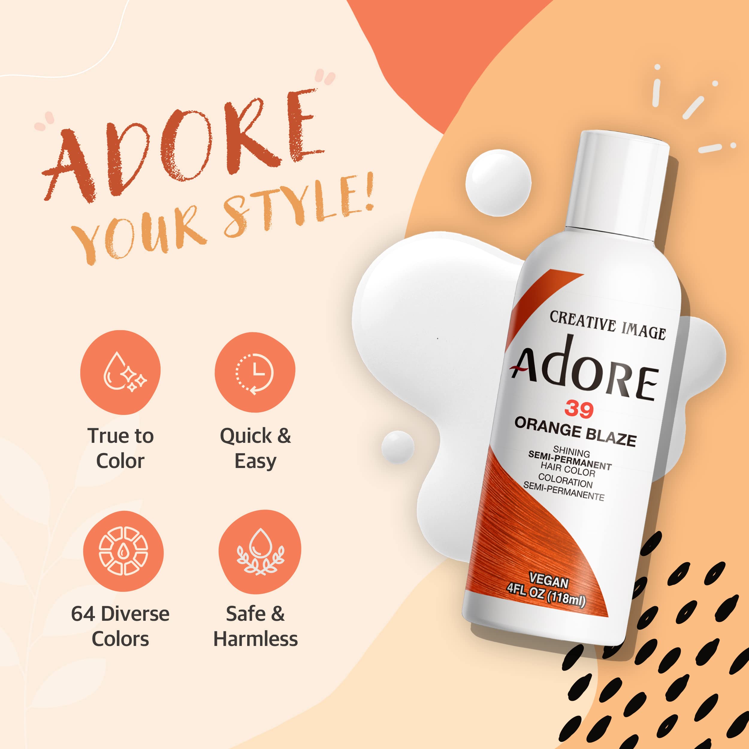 Adore Burgundy Envy gloves keep hands clean during a simple application.