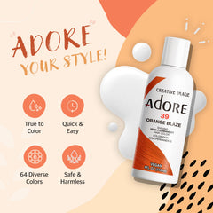 Adore Burgundy Envy gloves keep hands clean during a simple application.