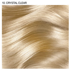 Adore Crystal Clear applying hair shot shows smooth, even coverage for all hair types.