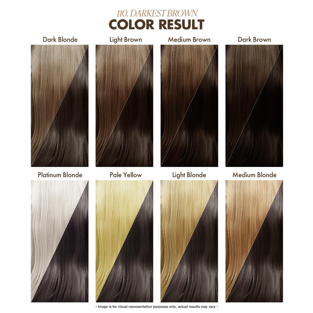 Adore Semi Permanent color before-after demonstrates dramatic transformation with a gentle formula.