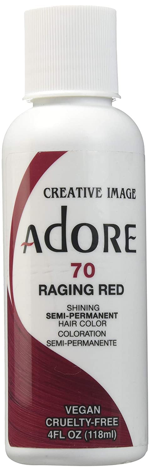 Adore 070 Rojo Furioso, bote de tinte, color intenso y duradero.