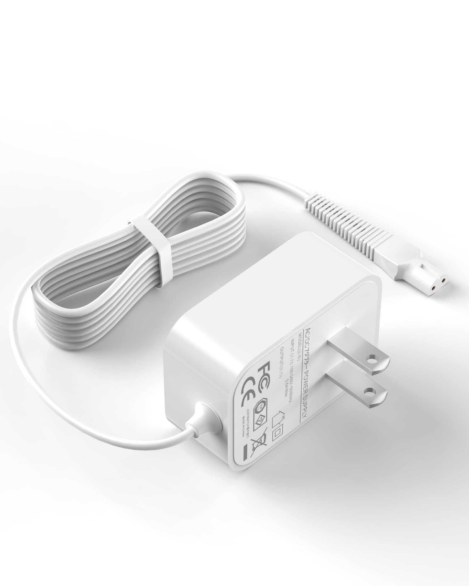 ADRICY Braun Silk Epil 9 Charger front view shows universal compatibility for multiple models.
