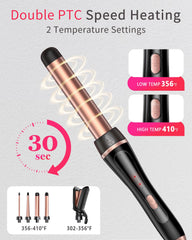 Aduarjo ceramic barrel 1.25-inch close-up for beachy waves.