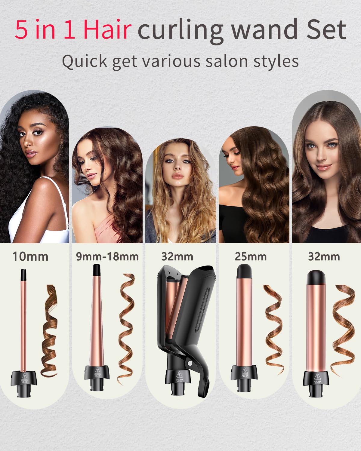Aduarjo hair crimper waver attachment demo for textured looks.