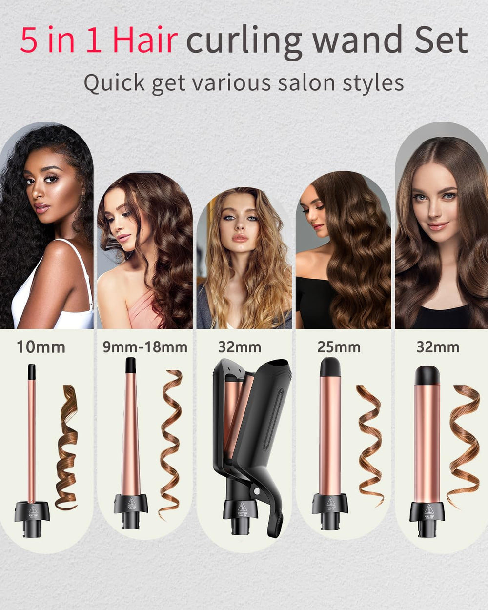 Aduarjo hair crimper waver attachment demo for textured looks.
