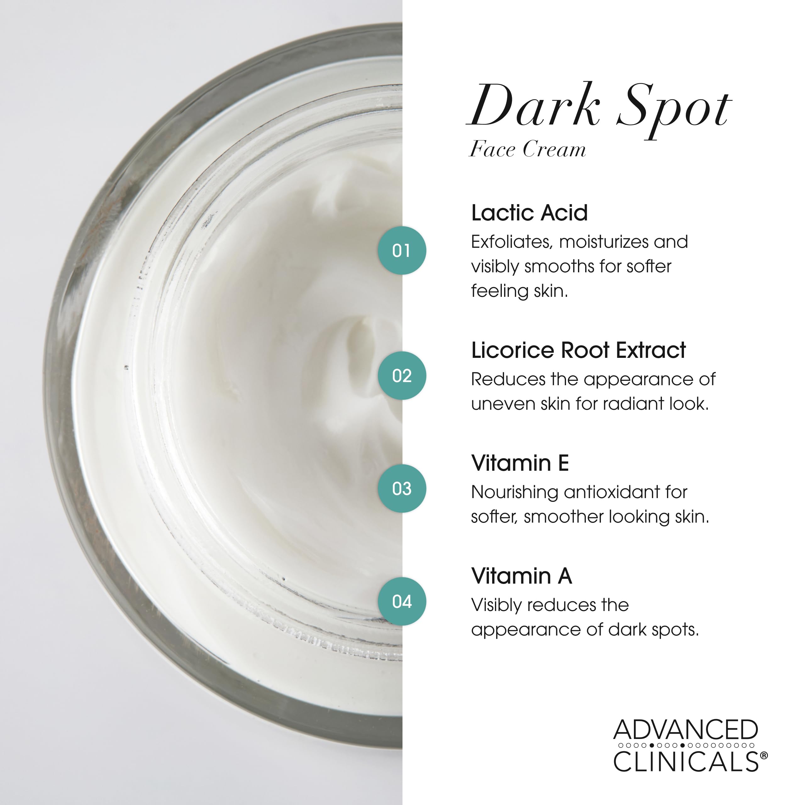 Caffeine and cocoa butter in Advanced Clinicals formula support comfortable, hydrated skin