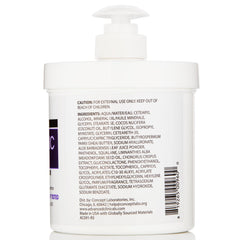 Collagen peptides body cream being massaged into skin