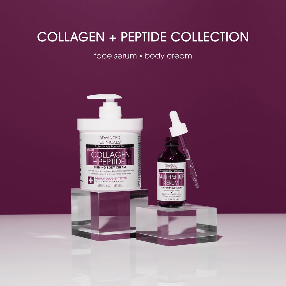 Advanced Clinicals Collagen Peptides Midwest-made skincare formulation