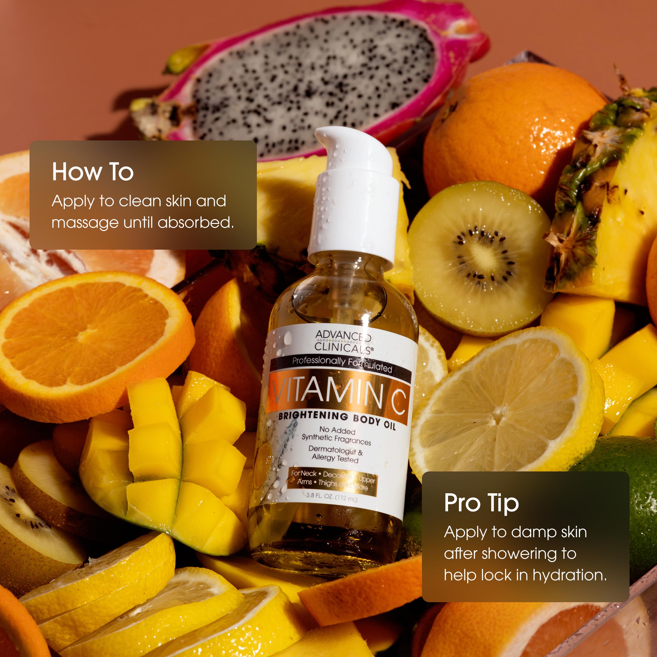 Advanced Clinicals dull skin radiance boost suggesting a refreshed, brighter appearance.