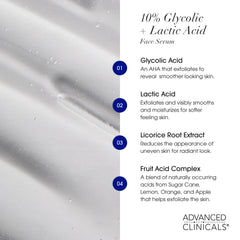 Advanced Clinicals skin texture close-up highlighting refined pores