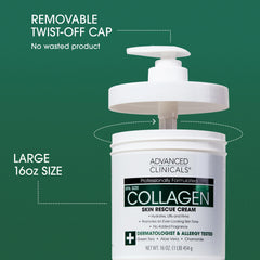 Advanced Clinicals face moisturizer vitamin E tube promises daily hydration for radiant, smooth complexion