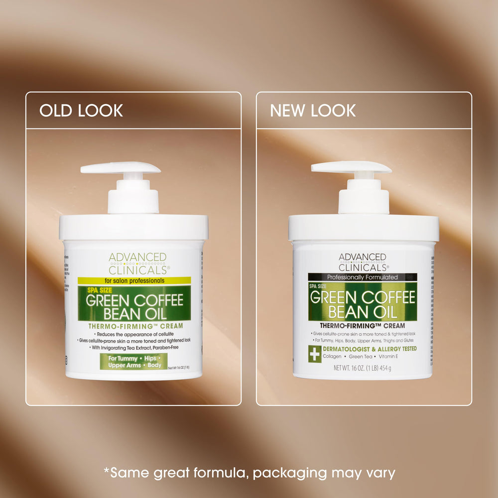 Advanced Clinicals Green Coffee Bean Thermo 2-pack packaging for routine use