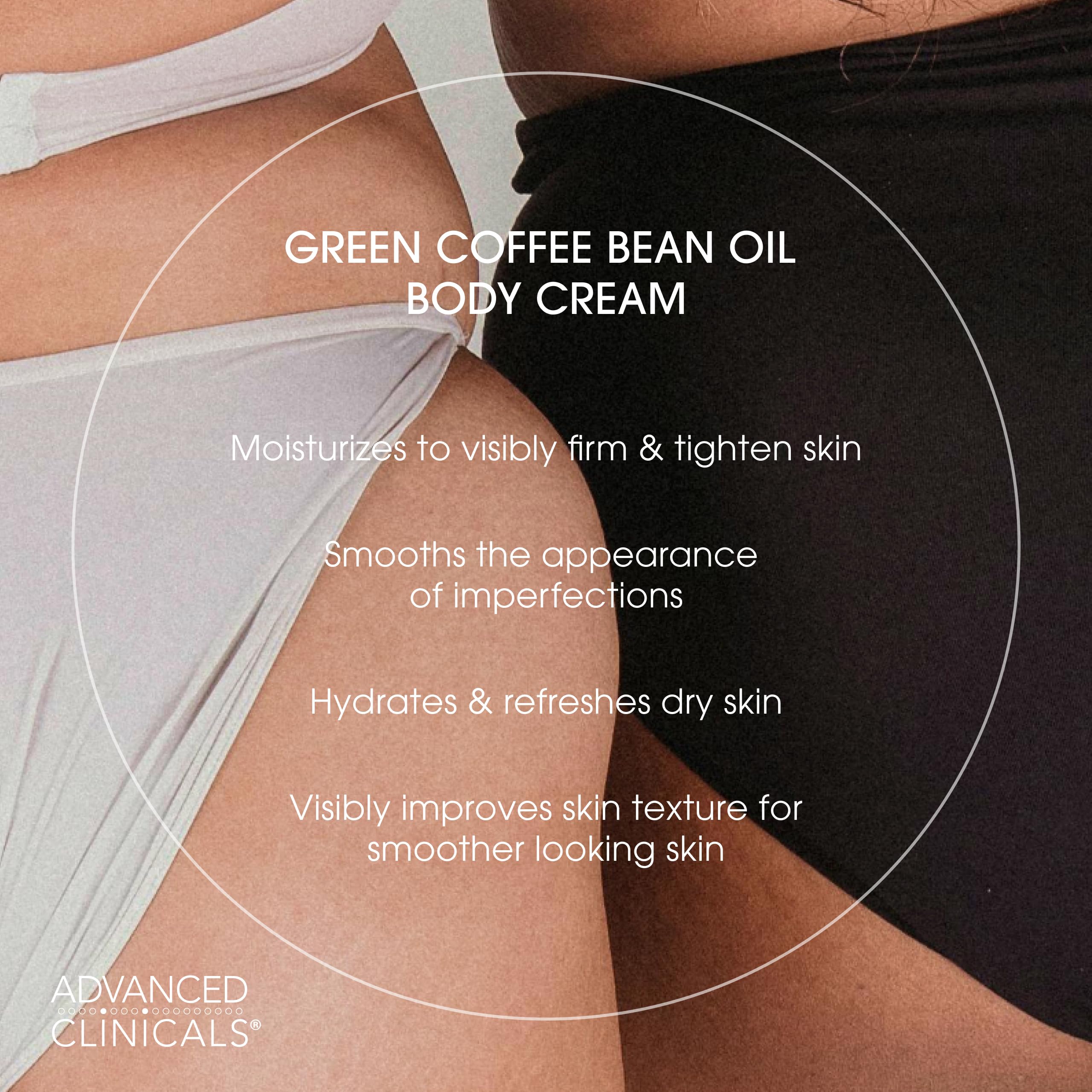 Advanced Clinicals Green Coffee Bean Thermo bottle with pump for easy application