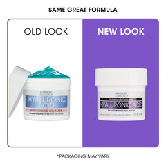 Advanced Clinicals Hyaluronic Acid Gel Facial Mask packaging demonstrates clean, dermatologist-tested formula for sensitive skin.