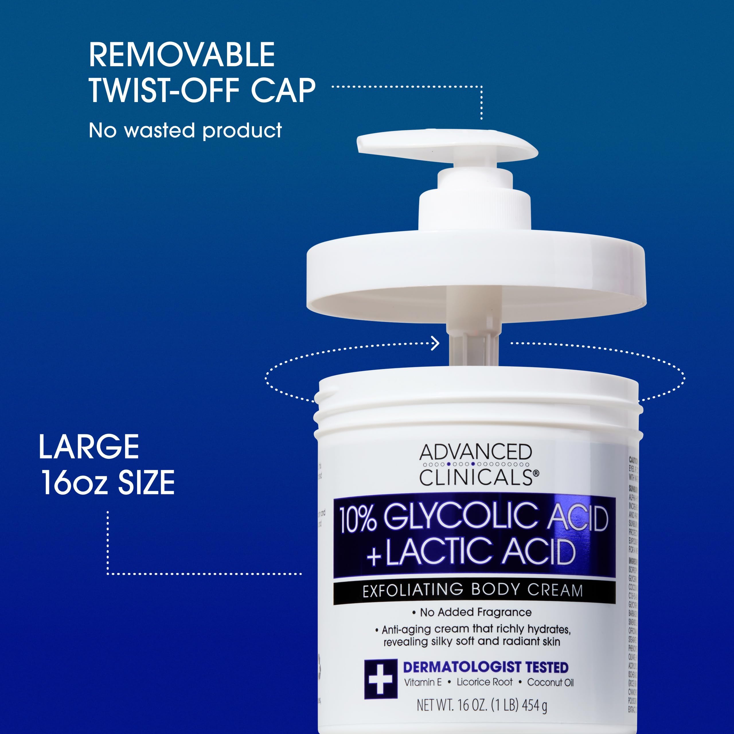 Advanced Clinicals hyaluronic acid hydration droplets showing lasting moisture boost.