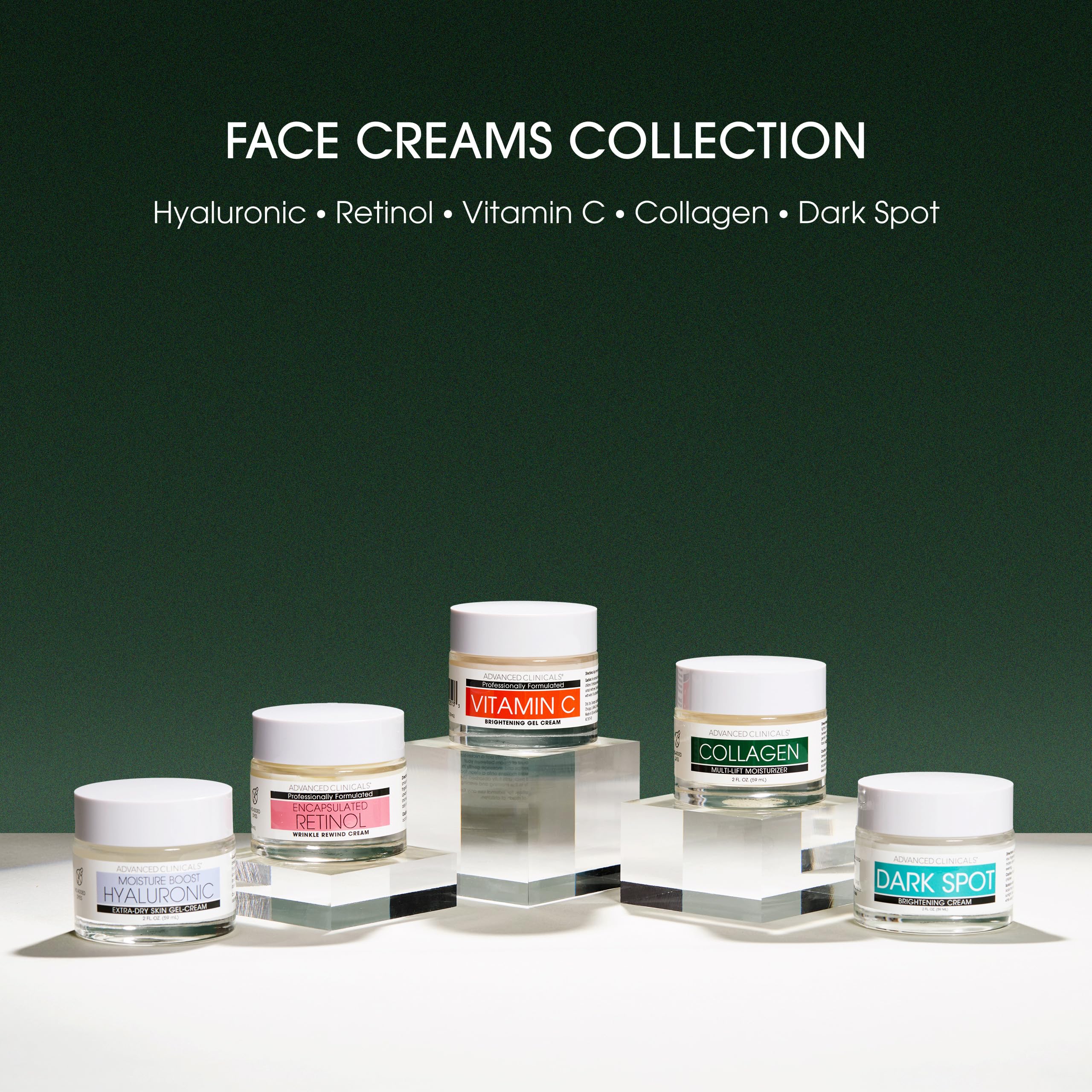 Advanced Clinicals hyaluronic acid moisturizer gel glow finish gives a gentle dewy look.
