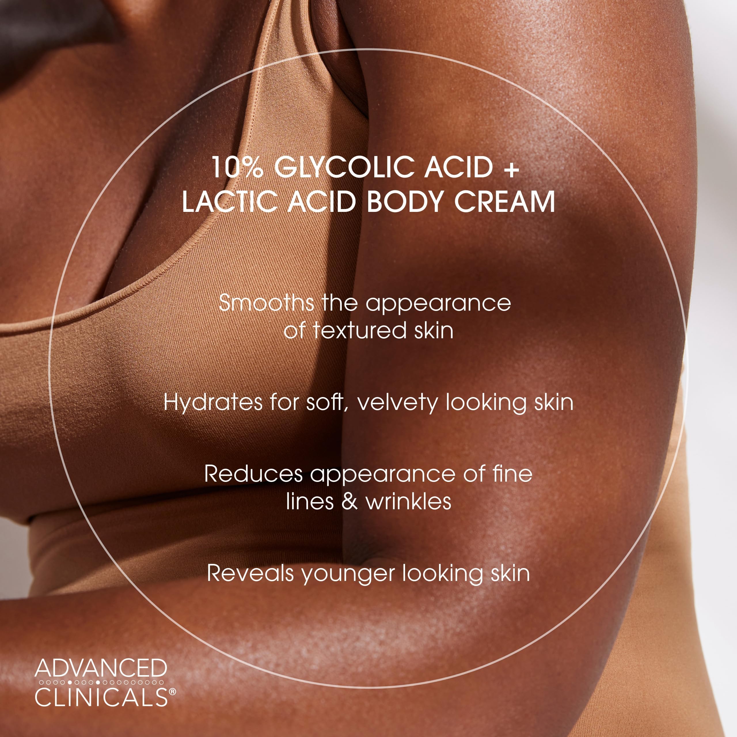 Advanced Clinicals licorice root vitamin E blend close-up supports even-toned skin.